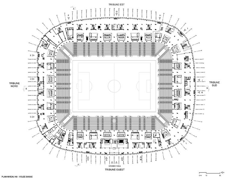 karte Lille stadions